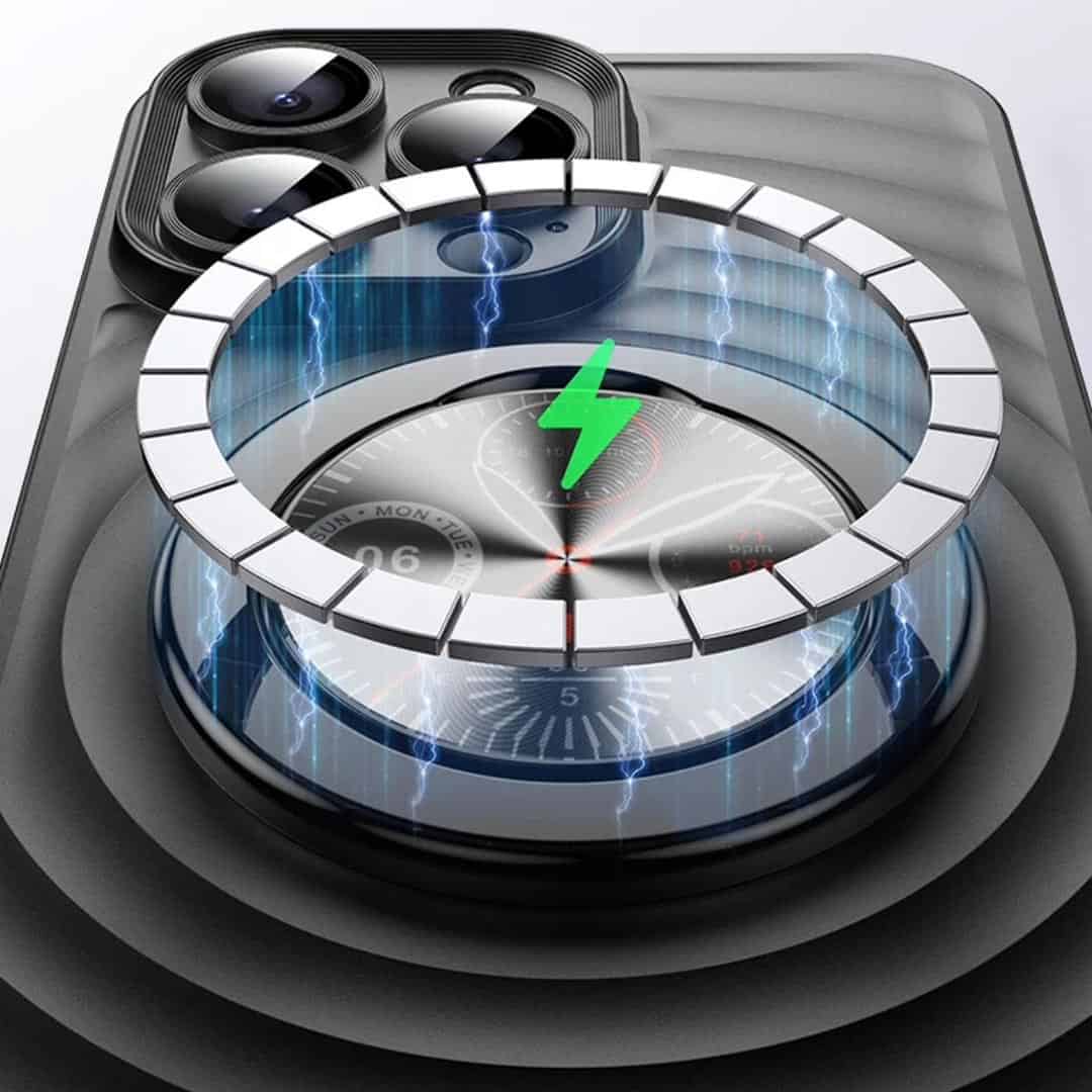 3D Wave Luxury Magnetic Bracket Case