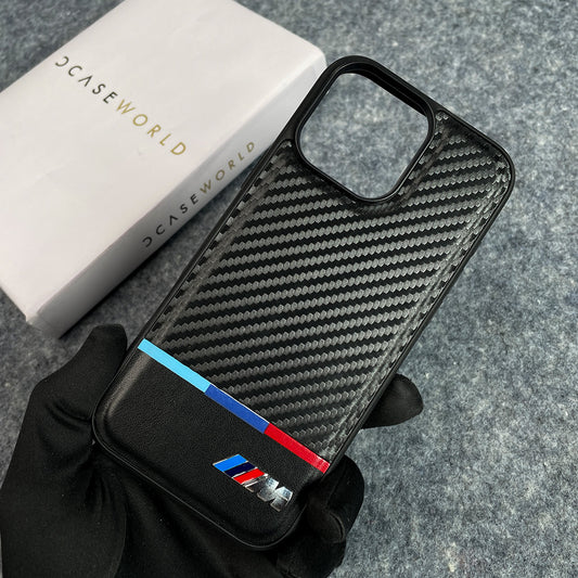 Carbon Fibre M Series Premium Leather Case