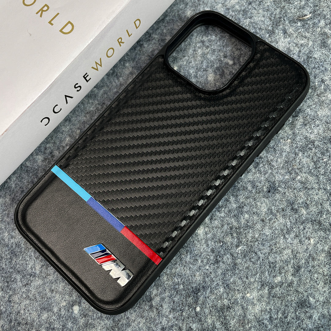 Carbon Fibre M Series Premium Leather Case
