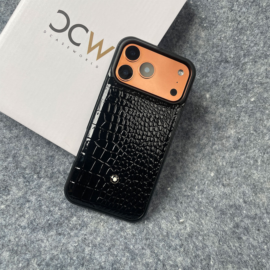 Luxury Croco Patent Leather Case
