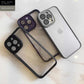 Crystal Clear Case with Metal Camera Protection and Action Button