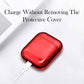 AirPods Case Metallic Shine Finish  - Red