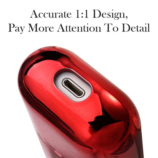 AirPods Case Metallic Shine Finish  - Red