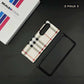 BB Pattern Luxury Leather Case - Z Fold 3