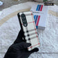 BB Pattern Luxury Leather Case - Z Fold 3