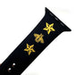 Golden-Bee Black Silicone Apple Watch Band 42-44 MM