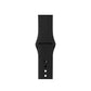 Black Silicone Sports Apple Watch Band
