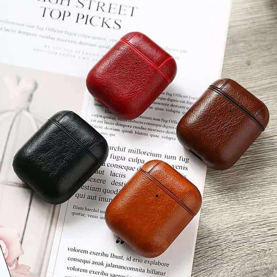 High Quality Leather AirPods Case