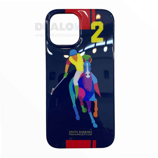 Santa Barbara Polo Racquet Jockey Series iPhone 12 Series - High Gloss, Blue