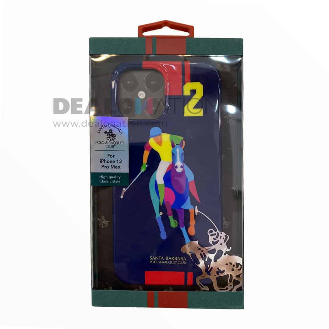Santa Barbara Polo Racquet Jockey Series iPhone 12 Series - High Gloss, Blue