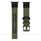 Army Green Nylon Fabric Watch Band