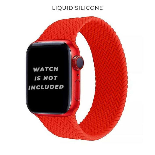 Small Size - Braided Silicone Solo Loop for Apple Watch 42-44 MM