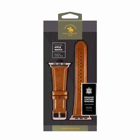 Santa Barbara Polo & Racquet Club ® Leather Brant Series (42-44MM)