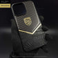 Exclusive Luxury  Electroplating Case with Glossy Carbon Fibre