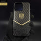 Exclusive Luxury  Electroplating Case with Glossy Carbon Fibre