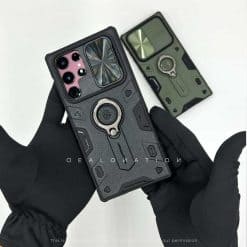 Nillkin CamShield Armor 360° Ring Back Case Galaxy S22 Ultra
