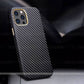 Carbon Fibre with Gold Plating Leather Case