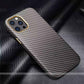 Carbon Fibre with Gold Plating Leather Case