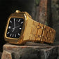 AP Style Luxury Stainless Steel Case with Metal Belt (44-45MM) - Gold