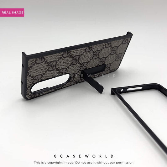 GC premium Leather Case with Back Stand For Fold  4