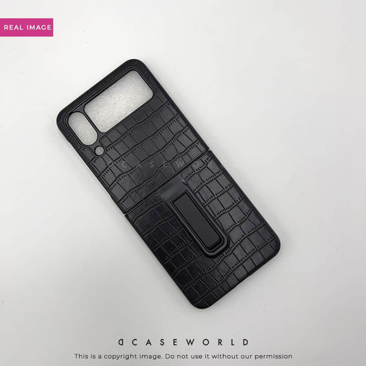Premium Crocodile Pattern with Kick Stand Case-Z FILP  4
