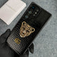 RoyalTiger Diamond Studded Croco Patent Case For Galaxy