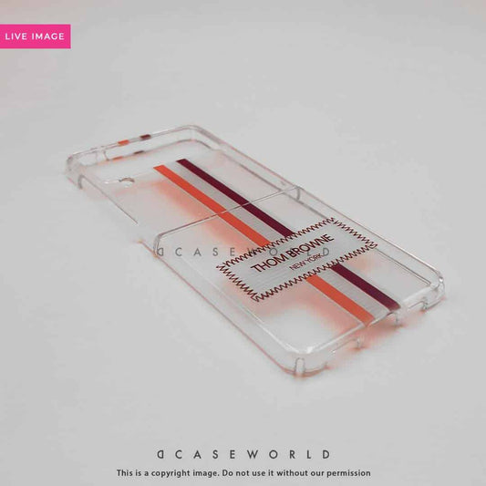 Thom Browne Clear Case For Z Flip 4