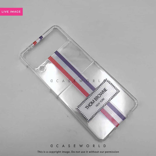 Thom Browne Clear Case For Z Flip 4