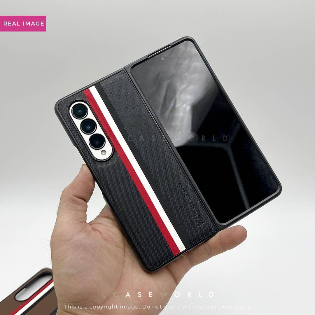HBD Premium Fabric Leather Case for Fold 4