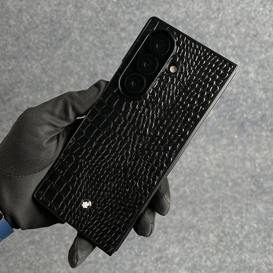 Luxury Croco Patent Leather Case