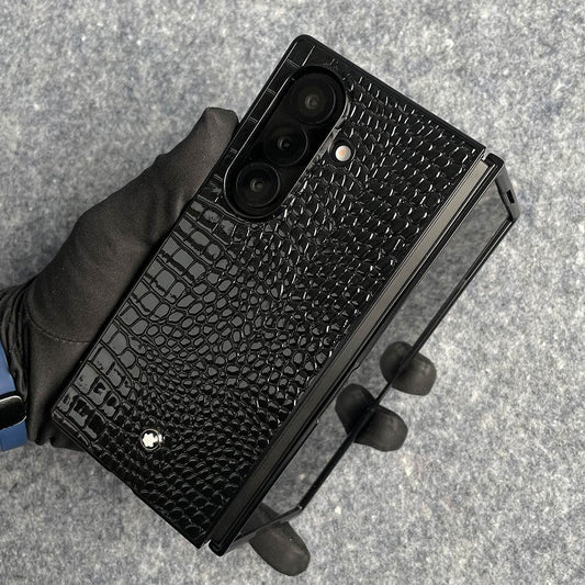 Luxury Croco Patent Leather Case