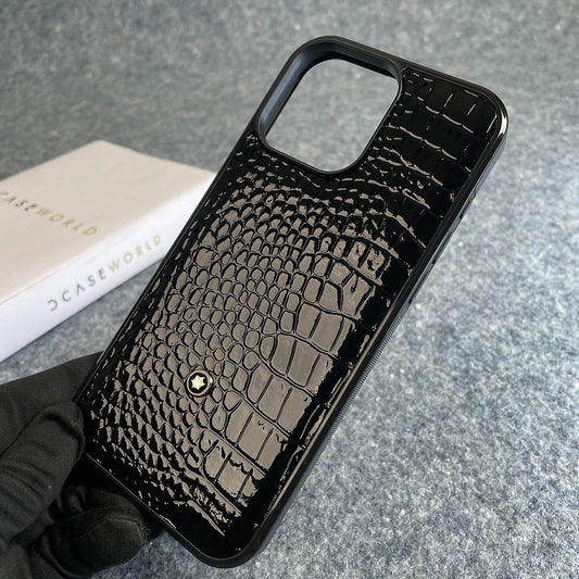 Luxury Croco Patent Leather Case
