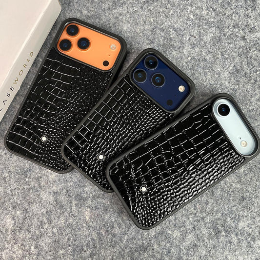 Luxury Croco Patent Leather Case