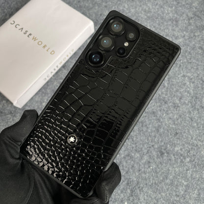 Luxury Croco Patent Leather Case