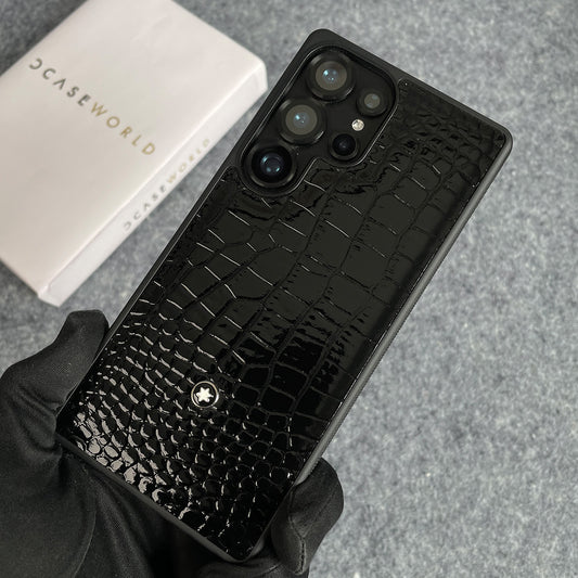 Luxury Croco Patent Leather Case