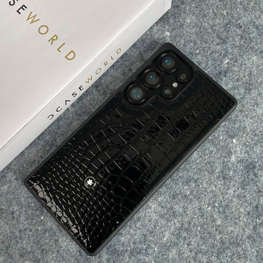 Luxury Croco Patent Leather Case