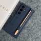 Z Fold 7 Ultra Matte Case with Kickstand & S Pen – Microfiber Lined