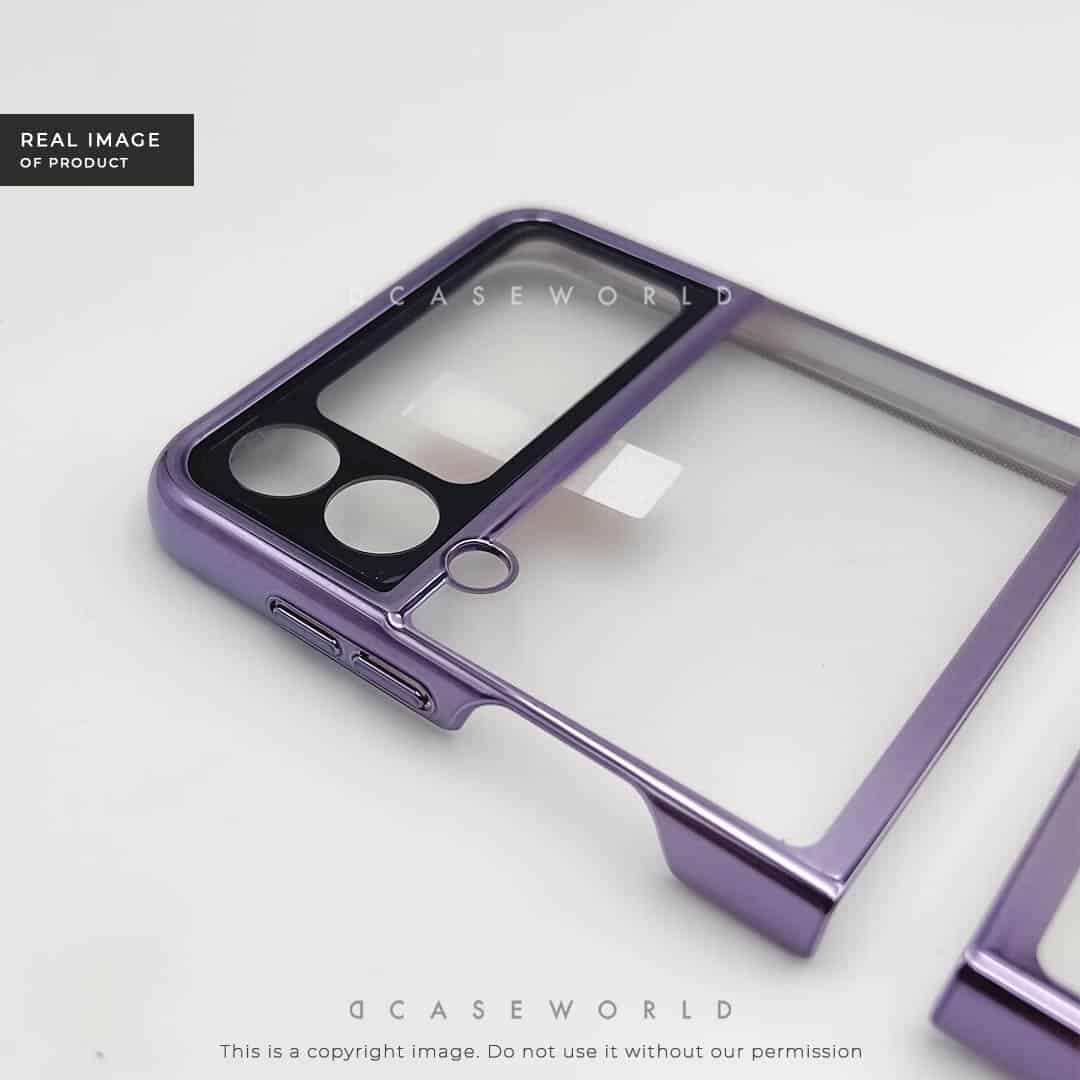Purple Transee Case for Flip 4