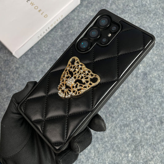 GrandeTiger – Quilted Leather Royal Case S25 Ultra