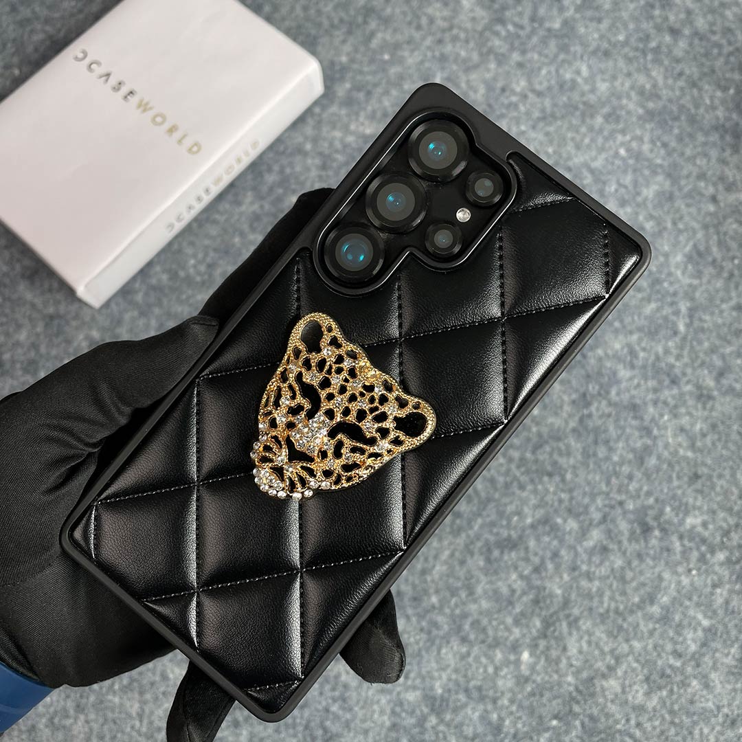 GrandeTiger – Quilted Leather Royal Case S25 Ultra