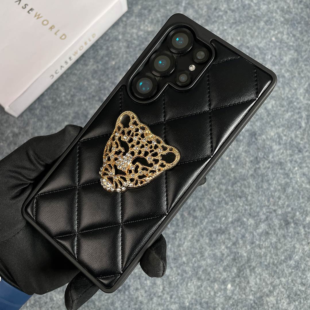 GrandeTiger – Quilted Leather Royal Case S25 Ultra