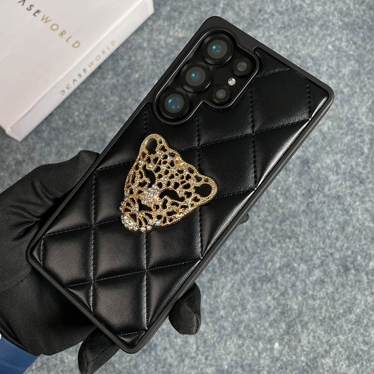 GrandeTiger – Quilted Leather Royal Case S25 Ultra