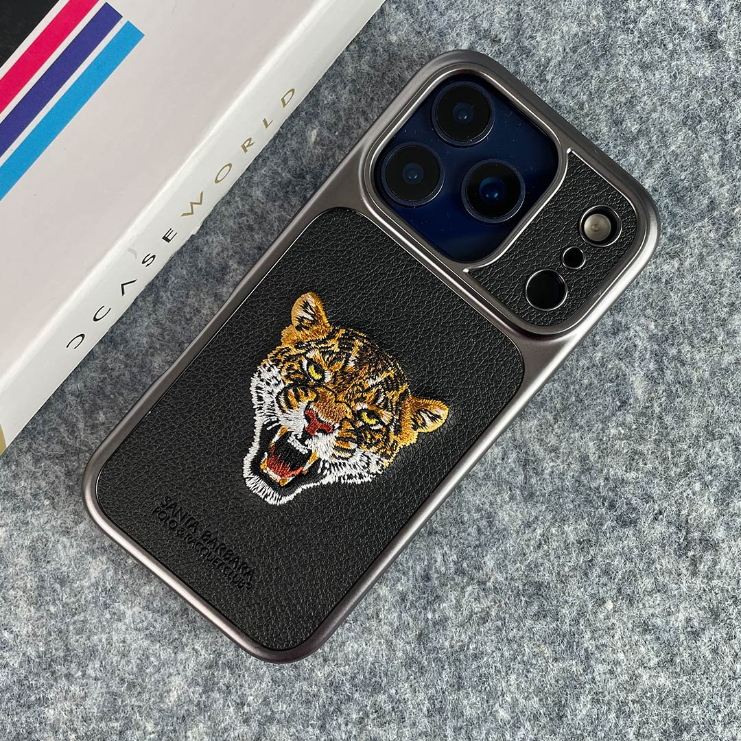 Santa Barbara Tiger Edition Leather Case for iPhone 17 Series