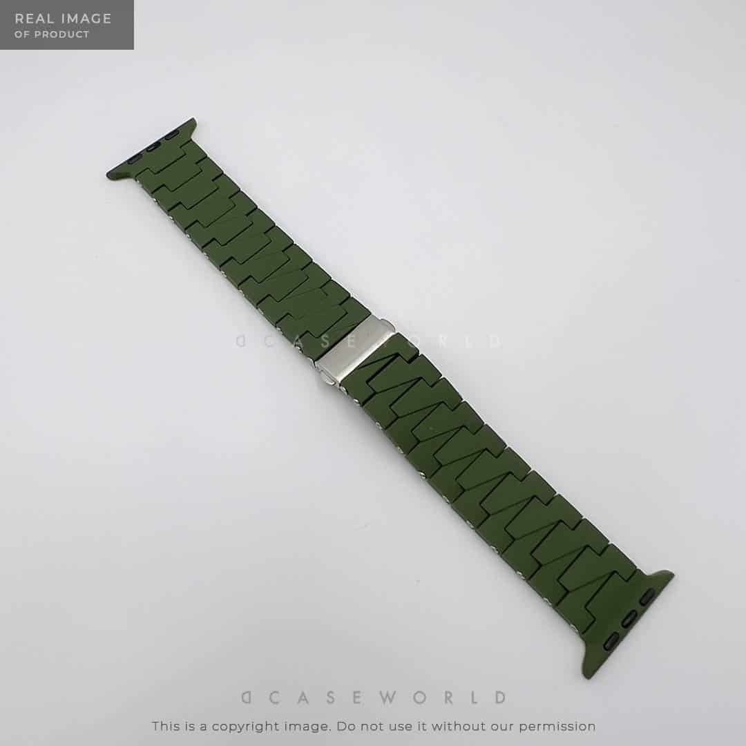 Silicon Armani Style Link Bracelet 42-44-45 MM