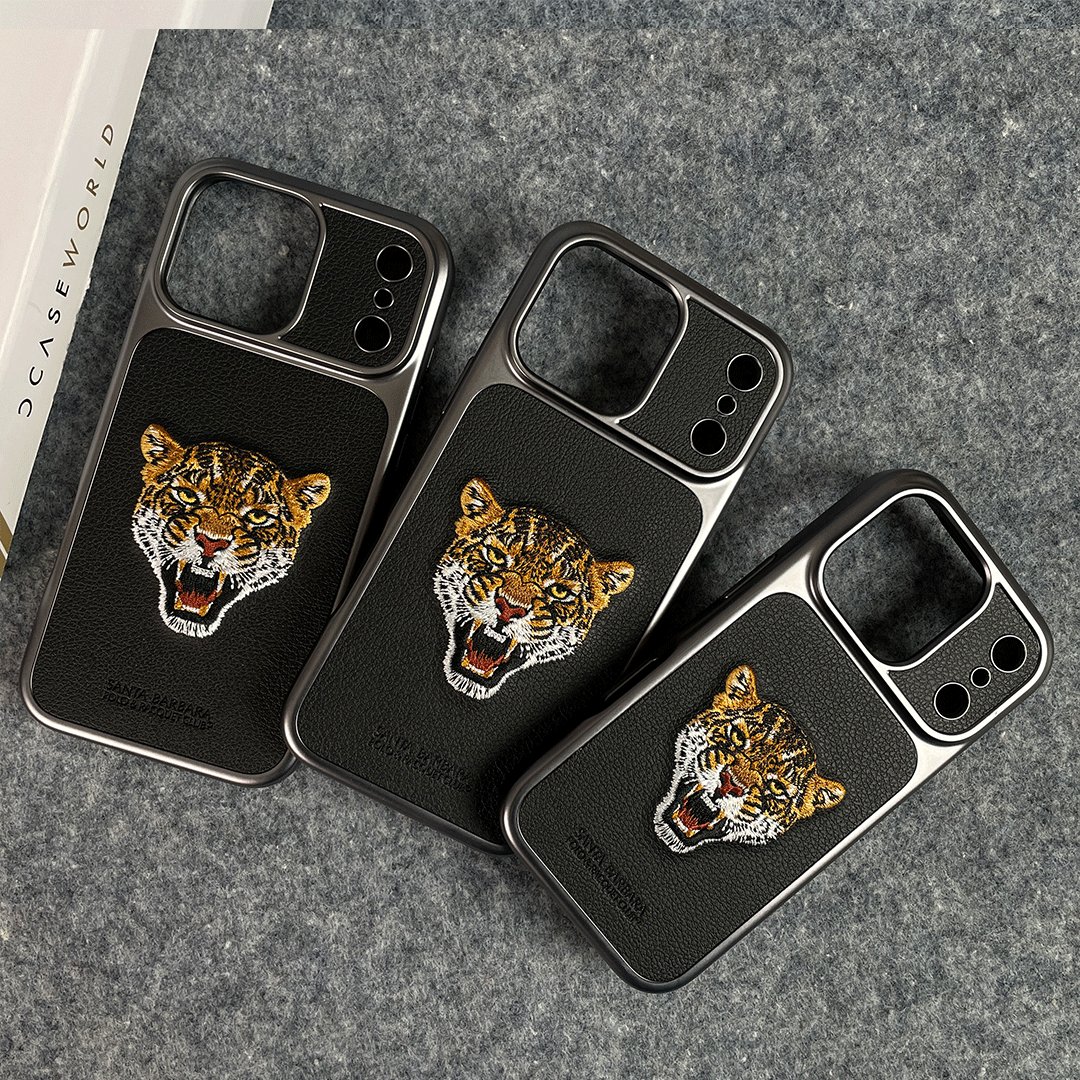 Santa Barbara Tiger Edition Leather Case for iPhone 17 Series