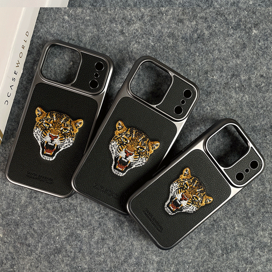 Santa Barbara Tiger Edition Leather Case for iPhone 17 Series
