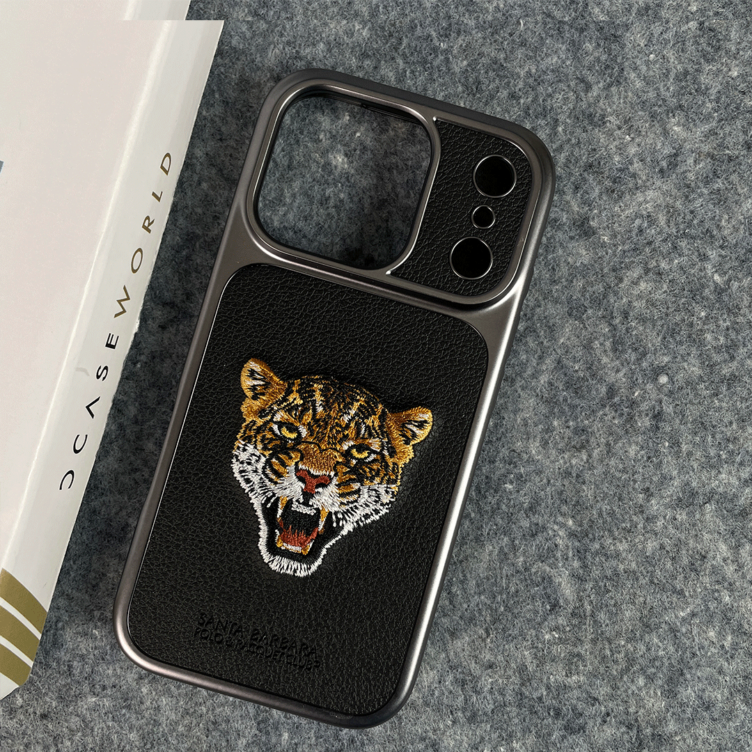 Santa Barbara Tiger Edition Leather Case for iPhone 17 Series