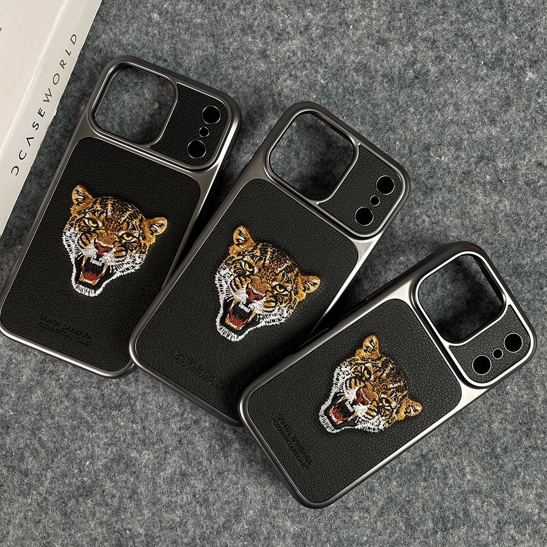 Santa Barbara Tiger Edition Leather Case for iPhone 17 Series