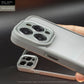 Crystal Clear Case with Metal Camera Protection and Action Button