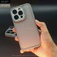 Crystal Clear Case with Metal Camera Protection and Action Button